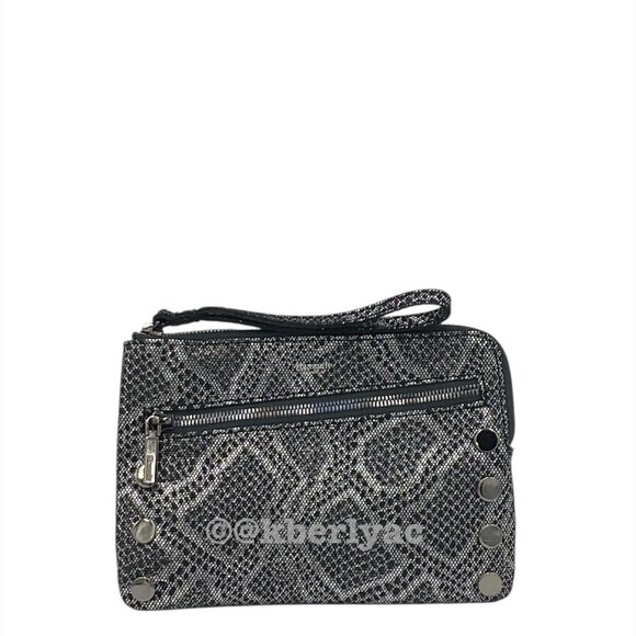 2-Piece Set Hammitt Nash Small Black Leather Wristlet/Crossbody & Montana Pocket - Picture 2 of 6